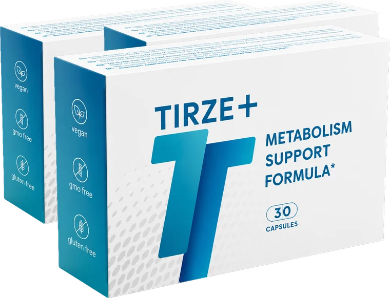 Tre förpackningar Tirze+ Diet Capsules
